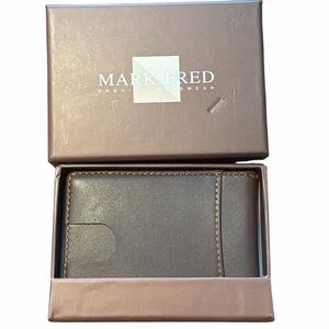 Mark Fred Brown Leather Wallet